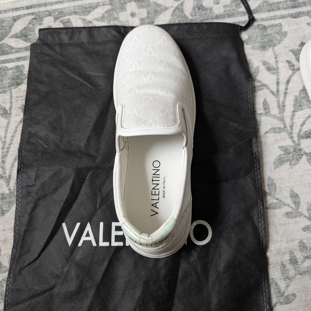 Valentino White Slip-On Sneakers - Picture 4 of 5